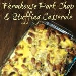 Pork chop stuffing casserole