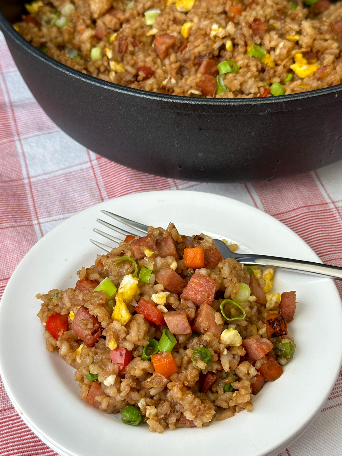 Spam On Rice Spam Fried Rice - Plowing Through Life